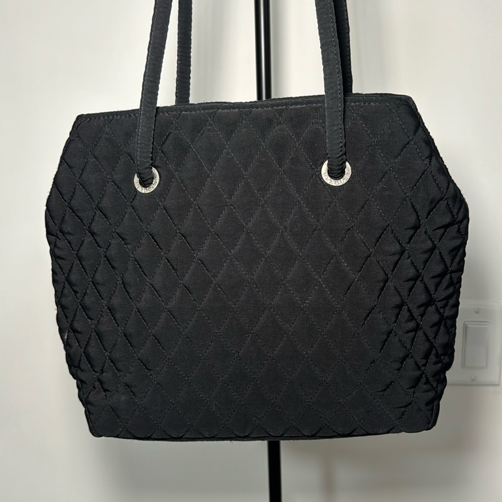 Vintage Vera Bradley shoulder quilted tote